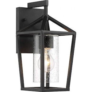 Hopewell-1 Light Small Outdoor Wall Lantern-6 Inches Wide by 12 Inches High