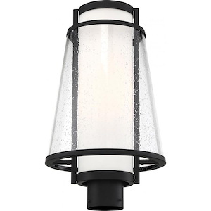 Anau-1 Light Outdoor Post Lantern-10.5 Inches Wide by 18.38 Inches High - 1003967