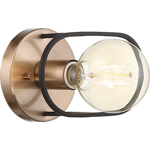 Chassis-1 Light Wall Sconce-7.5 Inches Wide by 5 Inches High - 1004082