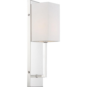 Vesey-1 Light Wall Sconce-4.5 Inches Wide by 18 Inches High