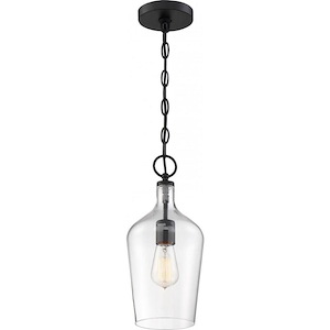 Hartley-1 Light Pendant-6.5 Inches Wide by 14.38 Inches High