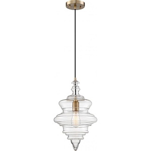 Ballarat-1 Light Pendant-11 Inches Wide by 17.38 Inches High