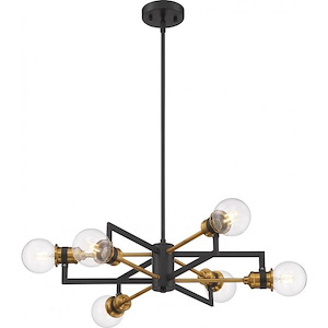 Intention-6 Light Chandelier-23.5 Inches Wide by 6 Inches High - 1004179