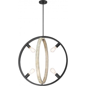 Augusta-4 Light Pendant-24.63 Inches Wide by 27 Inches High