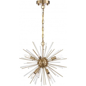 Cirrus-6 Light Chandelier-16 Inches Wide by 16 Inches High