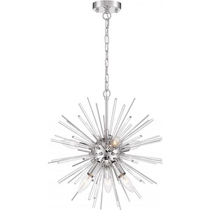 Cirrus-8 Light Chandelier-19.5 Inches Wide by 19.5 Inches High