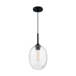 Aria-1 Light Small Pendant in Transitional Style-8.38 Inches Wide by 17 Inches High - 1003979