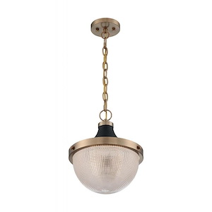 Faro-1 Light Large Pendant in Transitional Style-12.63 Inches Wide by 14.13 Inches High - 1004135