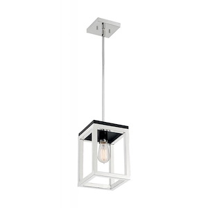 Cakewalk-1 Light Pendant in Glam Style-7.13 Inches Wide by 12.25 Inches High - 1004062