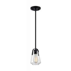 Marina-1 Light Mini Pendant in Modern/Contemporary Style-4.75 Inches Wide by 13.25 Inches High - 1004229