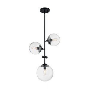 Bransel-3 Light Pendant in Transitional Style-11.75 Inches Wide by 12.88 Inches High - 1219644