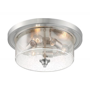 Bransel-3 Light Flush Mount in Transitional Style-15 Inches Wide by 6.75 Inches High - 1004049