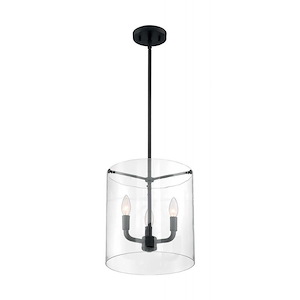 Sommerset-3 Light Pendant in Modern/Contemporary Style-11.75 Inches Wide by 12.88 Inches High