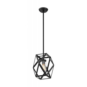 Zemi-1 Light Mini Pendant in Traditional Style-8.25 Inches Wide by 12 Inches High - 1004382