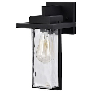 Vernal - 1 Light Outdoor Medium Wall Lantern In Transitional Style-12.5 Inches Tall and 6.25 Inches Wide - 1219649