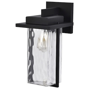 Vernal - 1 Light Outdoor Large Wall Lantern In Transitional Style-15.5 Inches Tall and 8 Inches Wide