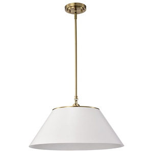 Dover - 3 Light Large Pendant In Mid-Century Modern Style-13.75 Inches Tall and 20 Inches Wide