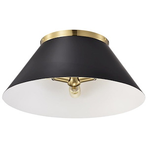 Dover - 3 Light Large Flush Mount In Mid-Century Modern Style-8.75 Inches Tall and 20 Inches Wide - 1094319