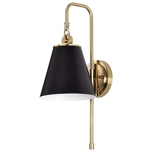 Dover - 1 Light Wall Sconce In Mid-Century Modern Style-19 Inches Tall and 7 Inches Wide