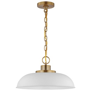 Colony - 1 Light Small Pendant In Mid-Century Modern Style-8.13 Inches Tall and 15 Inches Wide - 1094298