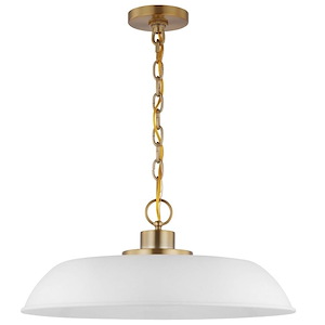 Colony - 1 Light Medium Pendant In Mid-Century Modern Style-8.13 Inches Tall and 19.88 Inches Wide