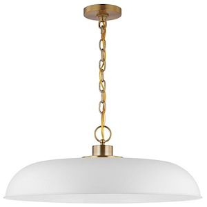 Colony - 1 Light Large Pendant In Mid-Century Modern Style-8.75 Inches Tall and 24 Inches Wide - 1094294
