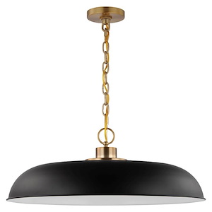 Colony - 1 Light Large Pendant In Mid-Century Modern Style-8.75 Inches Tall and 24 Inches Wide