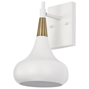 Phoenix - 1 Light Wall Sconce In Mid-Century Modern Style-11.5 Inches Tall and 7 Inches Wide