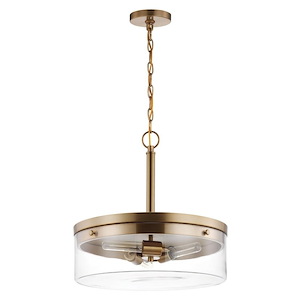 Intersection - 3 Light Pendant In Industrial Chic Style-17 Inches Tall and 17 Inches Wide - 1094342
