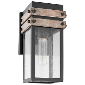 Homestead - 1 Light Outdoor Small Wall Lantern In Rustic Industrial Style-10.63 Inches Tall and 5.38 Inches Wide - 1219339