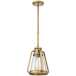 Everett - 1 Light Mini-Pendant In Maritime Vintage Style-9 Inches Tall and 7.13 Inches Wide - 1094322