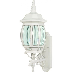 Central Park-Three Light Outdoor Wall Lantern-7.375 Inches Wide by 22.75 Inches High - 184336