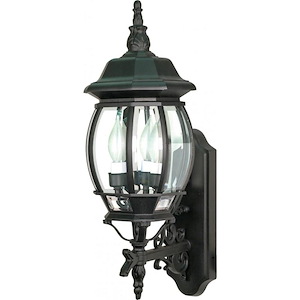 Central Park-Three Light Outdoor Wall Lantern-7.375 Inches Wide by 22.75 Inches High - 184334