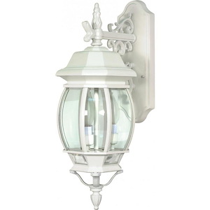 Central Park-Three Light Outdoor Wall Lantern-7.375 Inches Wide by 22.75 Inches High - 184333