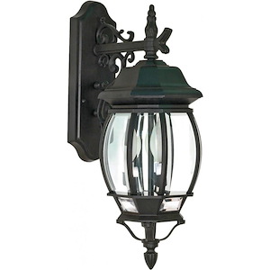 Central Park-Three Light Outdoor Wall Lantern-7.375 Inches Wide by 22.75 Inches High - 184331