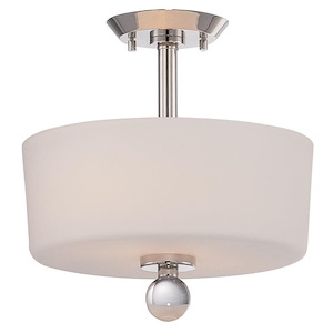 Connie-Two Light Semi-Flush Mount-13 Inches Wide by 10.75 Inches High