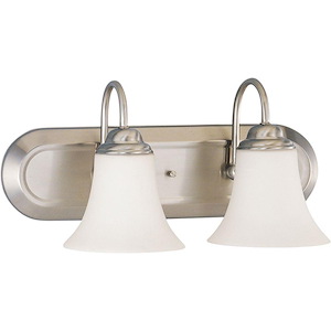 Dupont-Two Light Vanity-13 Inches Wide by 8 Inches High - 182975