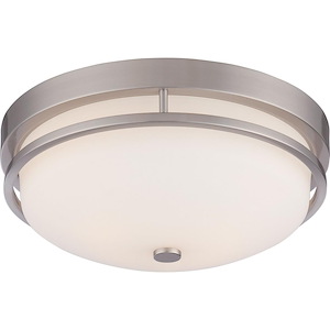 Nevel-Two Light Flush Mount-13 Inches Wide by 5.25 Inches High