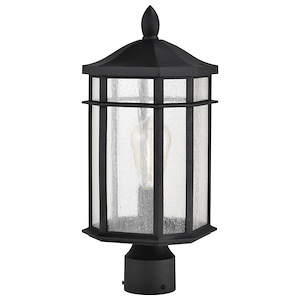 Raiden - 1 Light Outdoor Post Lantern In Traditional Style-17.88 Inches Tall and 7.5 Inches Wide