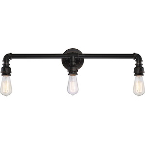 Iron-Three Light Wall Sconce-24.5 Inches Wide by 7 Inches High - 668663