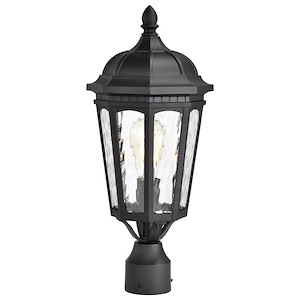 East River - 1 Light Outdoor Post Lantern In Traditional Style-19.5 Inches Tall and 8.25 Inches Wide - 1272983