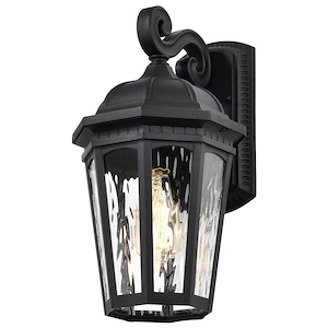 East River - 1 Light Large Outdoor Wall Lantern In Traditional Style-15.75 Inches Tall and 8.25 Inches Wide