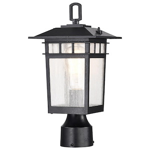 Cove Neck - 1 Light Medium Outdoor Post Lantern In Craftsman Style-13.78 Inches Tall and 7.11 Inches Wide - 1273007