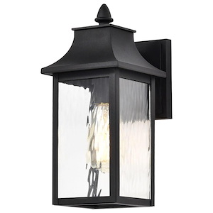 Austen - 1 Light Small Outdoor Wall Lantern-13.25 Inches Tall and 6 Inches Wide - 1272979