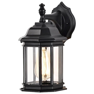 Hopkins - 1 Light Small Outdoor Wall Lantern In Traditional Style-11.77 Inches Tall and 6 Inches Wide - 1272986