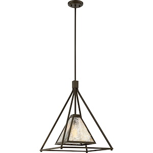 Mystic-One Light Large Pendant-17 Inches Wide by 22.13 Inches High