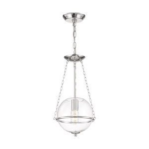 Odyssey-1 Light Mini Pendant-10.5 Inches Wide by 17.75 Inches High - 1004244
