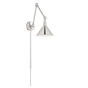 Delancey - 1 Light Swing Arm Wall Sconce-10.38 Inch Tall and 8 Inch Wide - 1428924