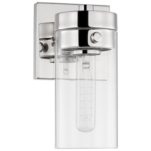 Intersection - 1 Light Bath Vanity In Industrial Chic Style-8.5 Inches Tall and 4.5 Inches Wide - 1094335