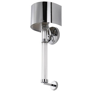 Teagon - 1 Light Wall Sconce In Modern Style-23.38 Inches Tall and 8 Inches Wide
